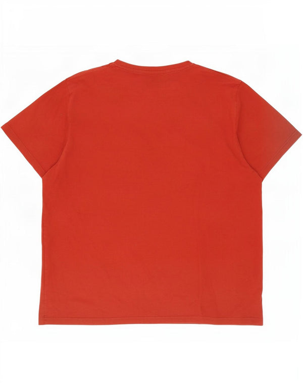 Mountain Warehouse Mens Graphic T-Shirt Top XL Red Cotton