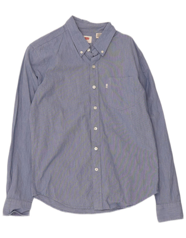 Levi's Chemise Small Bleu Moucheté Coton Homme