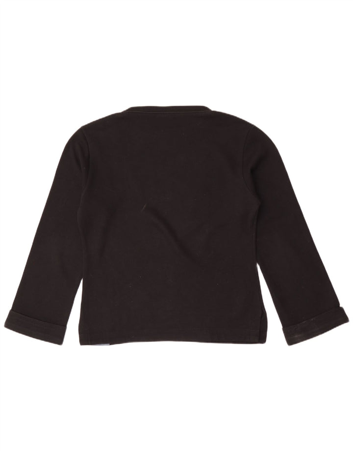 Belfe Haut à manches longues pour femme UK 42 Medium Noir Polyester