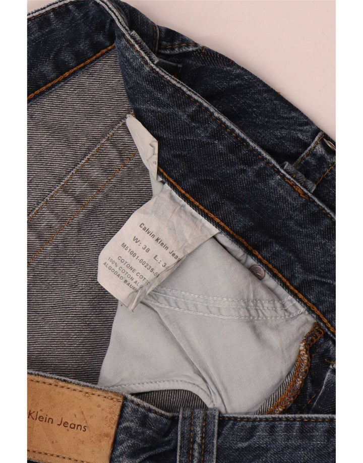 Calvin Klein Jean Loose Homme W38 L30 Bleu Coton