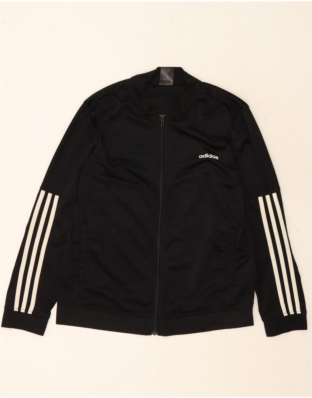 ADIDAS Veste de survêtement pour femme UK 20/22 XL Noir Polyester