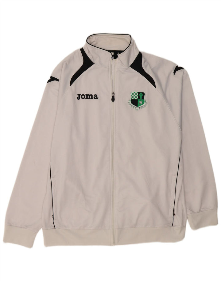JOMA Veste de survêtement pour homme 2XL Blanc Colorblock Polyester