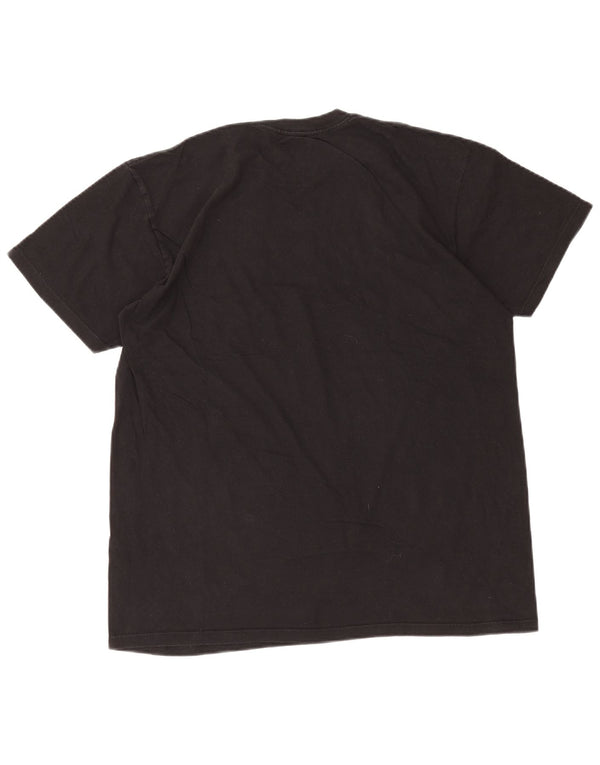 Hard Rock Mens New York Graphic T-Shirt Top Large Black Cotton Classic