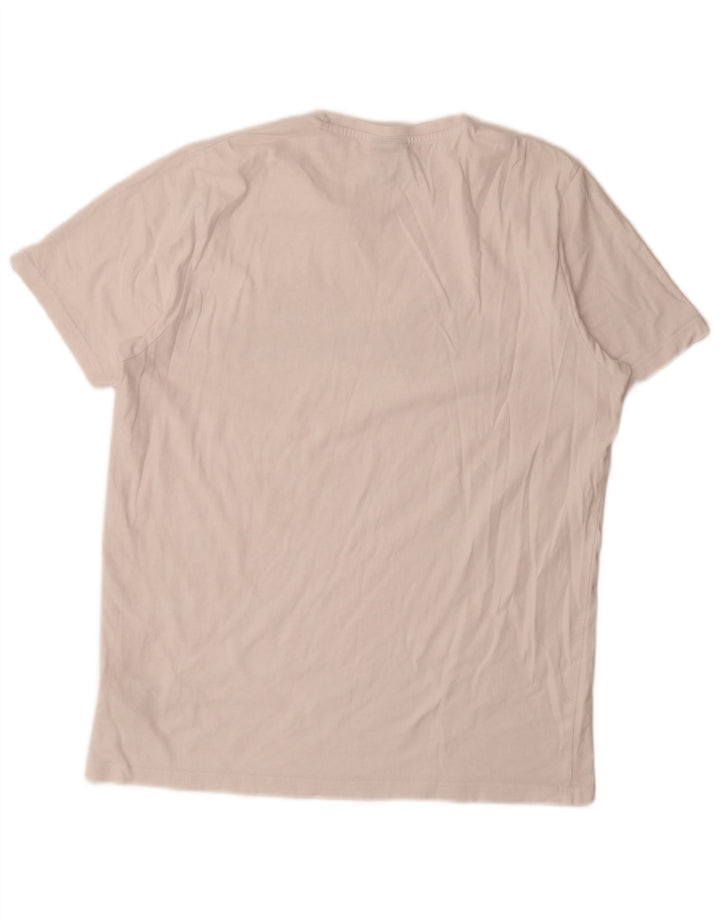 Ellesse T-Shirt Graphique Homme Grand Blanc Coton