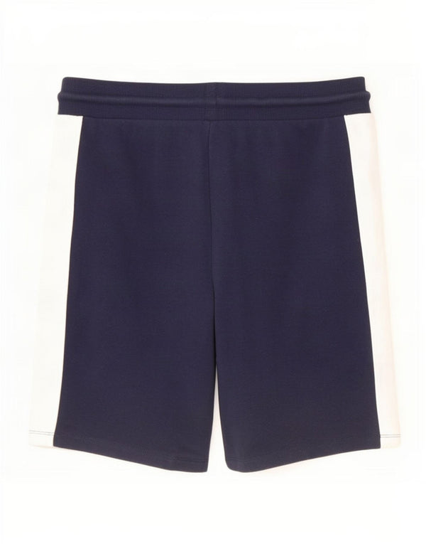 Jack & Jones Short de Sport pour Homme en Coton Colorblock Bleu Marine Large