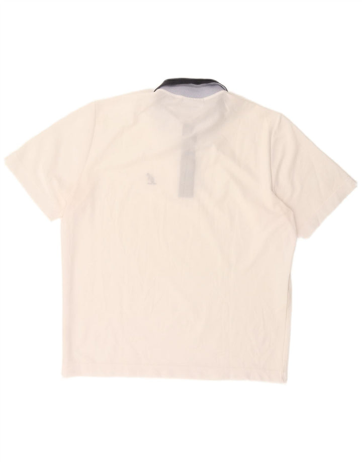AUSTRALIAN L'ALPINA Polo Homme IT 50 Blanc Moyen Polyester