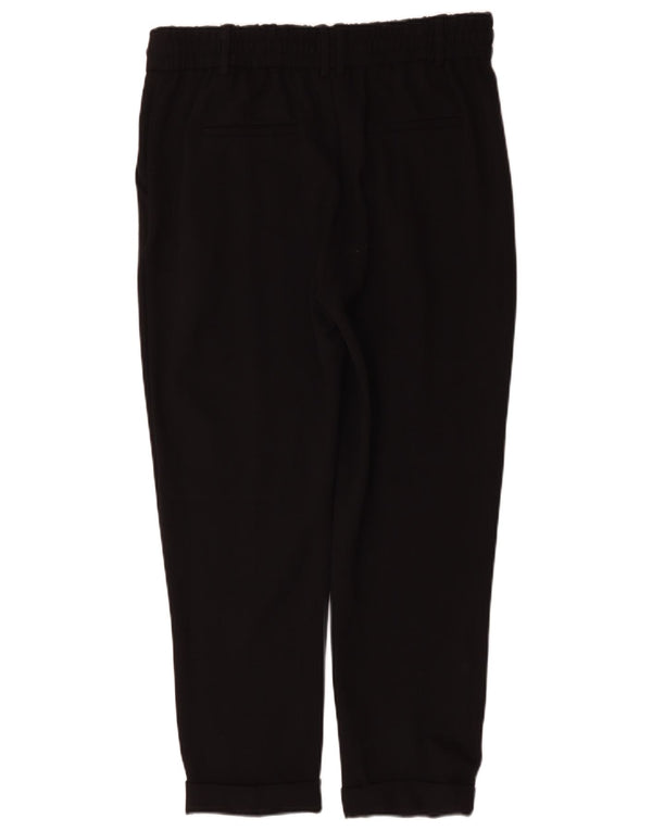 Benetton Pantalon Chino Droit Homme Large W34 L27 Noir Viscose