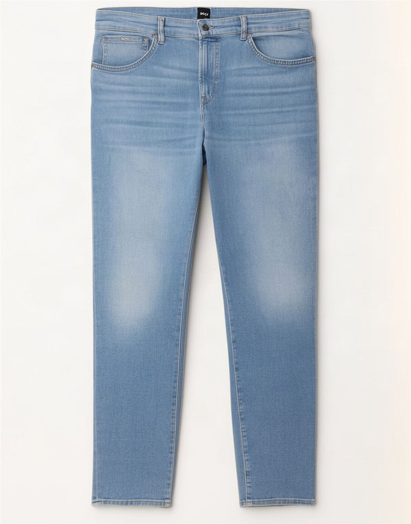 Hugo Boss Mens Slim Jeans W34 L32 Blue Cotton