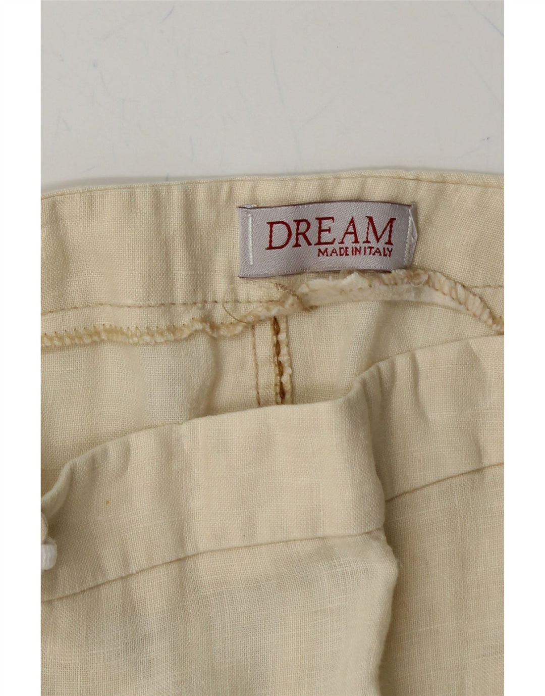 DREAM Womens Straight Casual Trousers W28 L30  Beige Vintage Dream and Second-Hand Dream from Messina Hembry 
