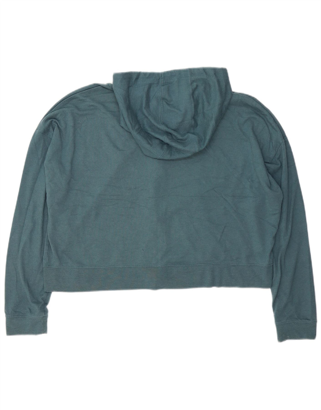 Nike Pull à capuche zippé surdimensionné pour femme UK 14 Bleu moyen Polyester