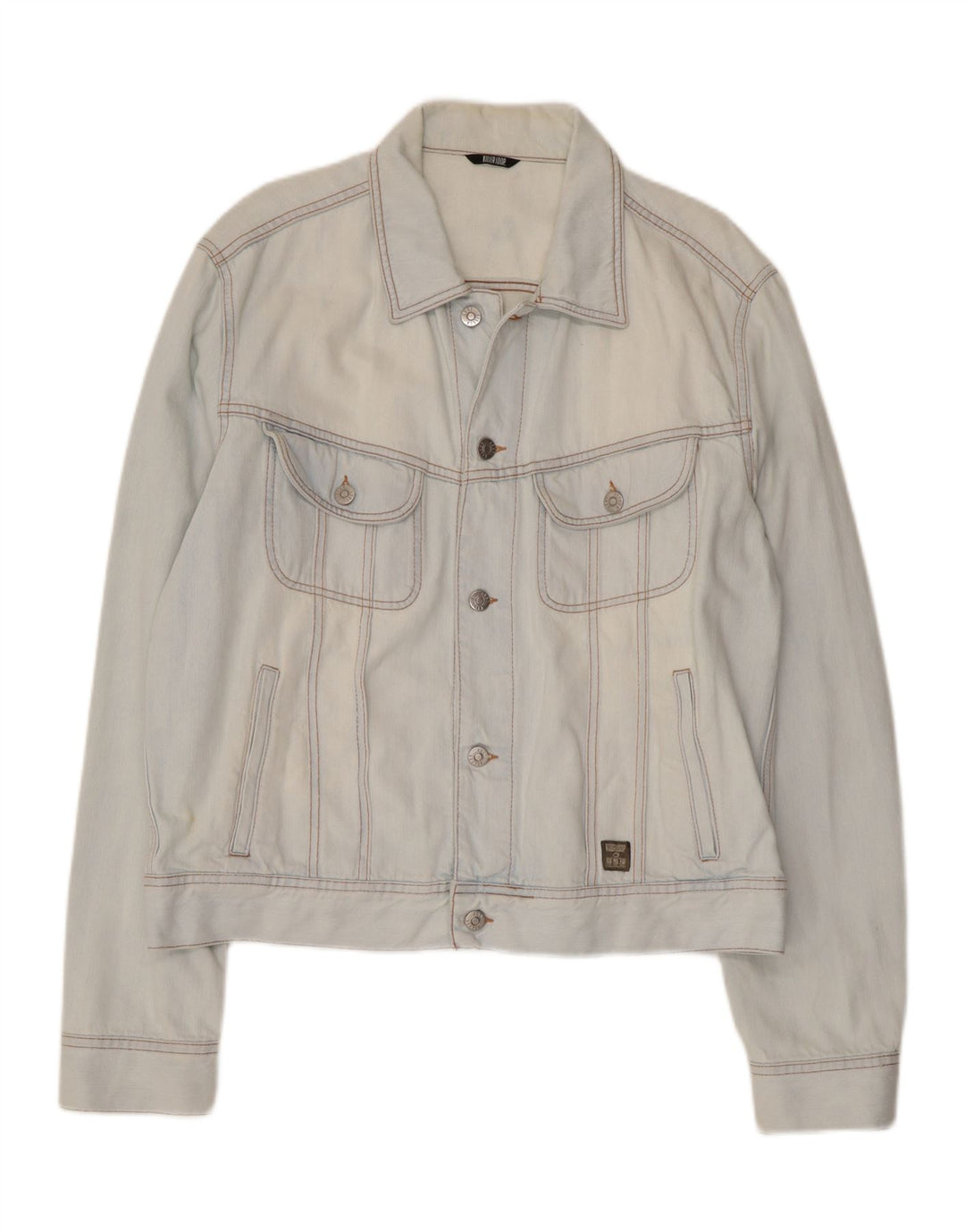 KILLER LOOP Veste en Jean Homme UK 42 XL Bleu Coton