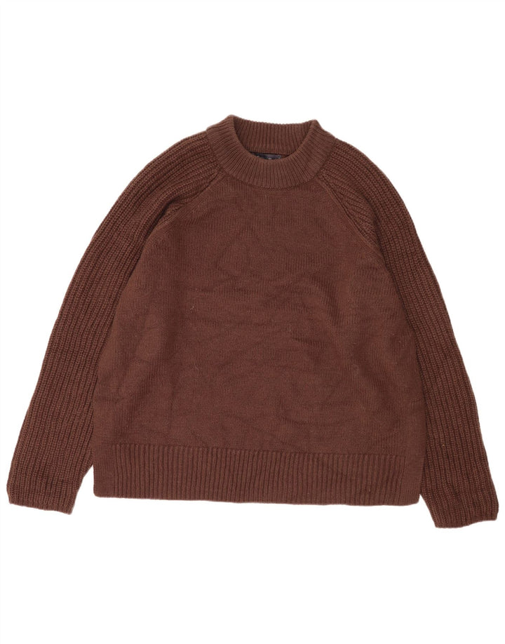 Marks & Spencer Pull col roulé pour homme en acrylique marron Taille L