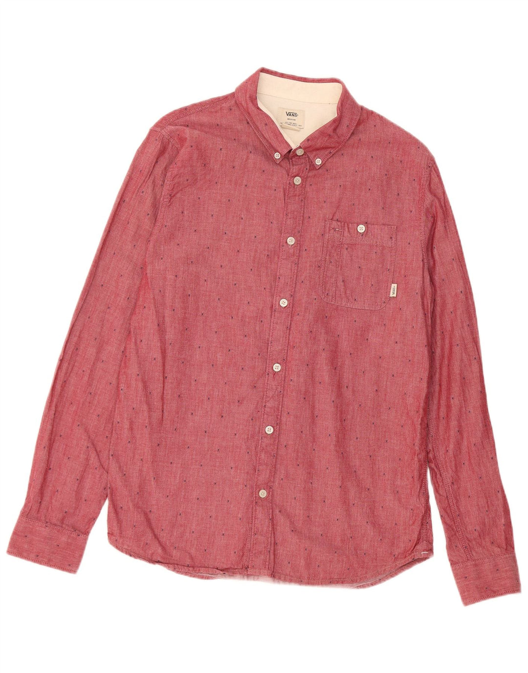 Vans Chemise Homme Rouge Moyen Spotted Cotton
