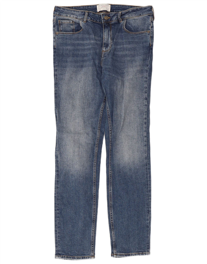 Fat Face Jean slim pour femme UK 12 Medium W32 L30 Bleu Coton