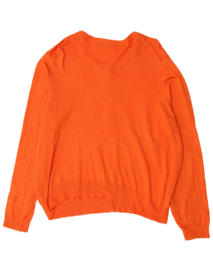 Marks & Spencer Pull Cardigan Femme UK 18 XL Orange