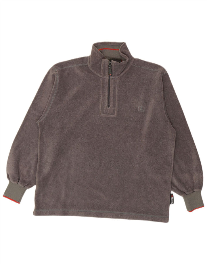 Invicta Pull polaire Polartec à col zippé pour homme, grand gris