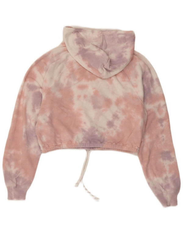 Hollister Pull à capuche surdimensionné pour femme UK 6 XS Multicolore Tie Dye