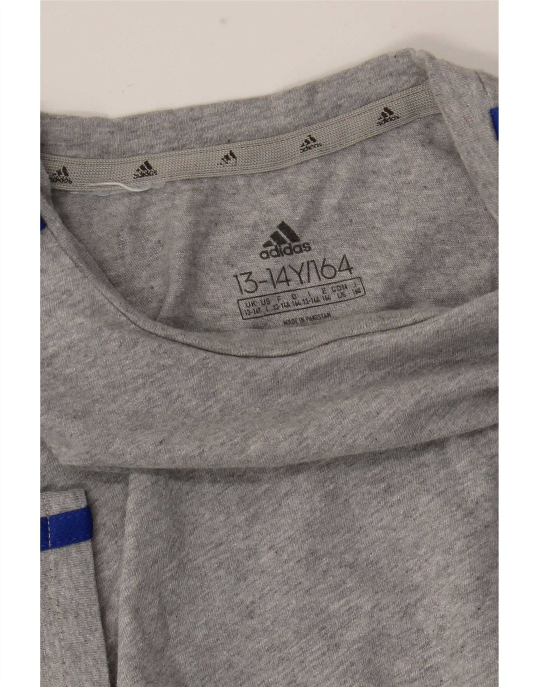 Adidas T-Shirt Top Garçon 13-14 ans Gris