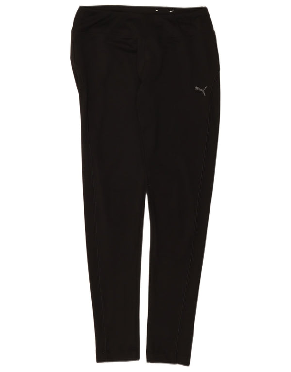 Puma Leggings Femme UK 10 Petit Noir Polyester