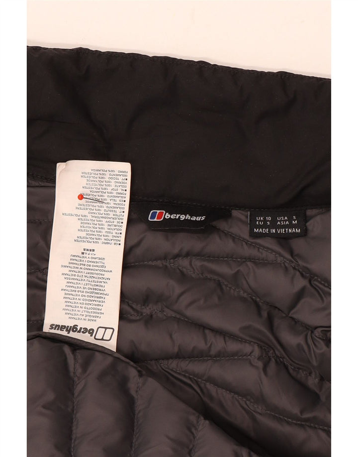 BERGHAUS Veste matelassée pour femme UK 10 Small Noir Polyester