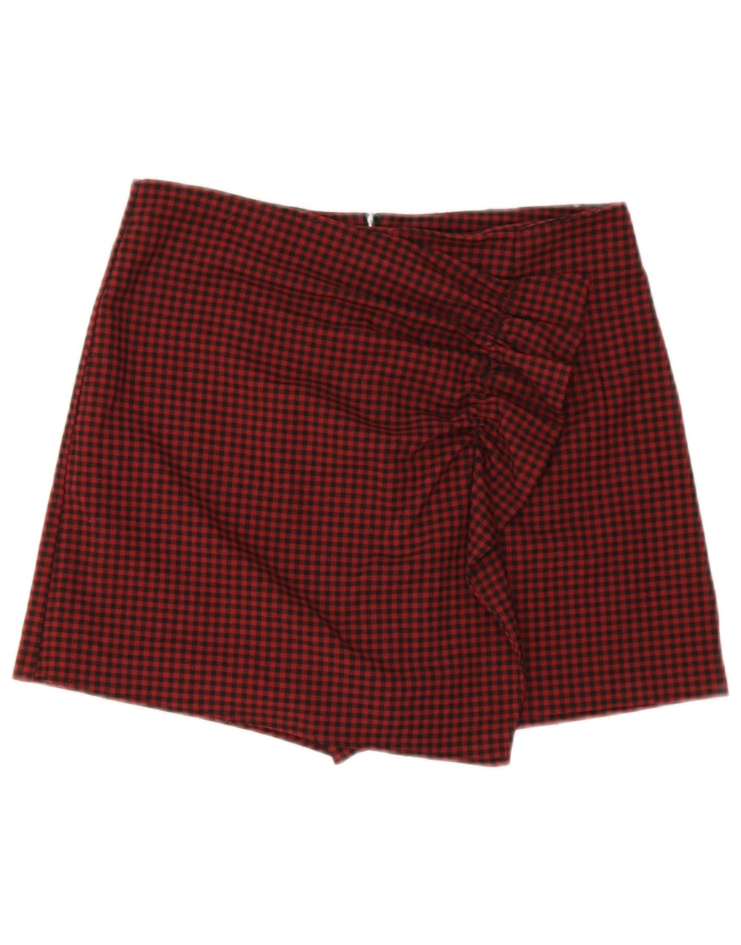 Zara Short décontracté pour femme Large W30 L3 Vichy rouge