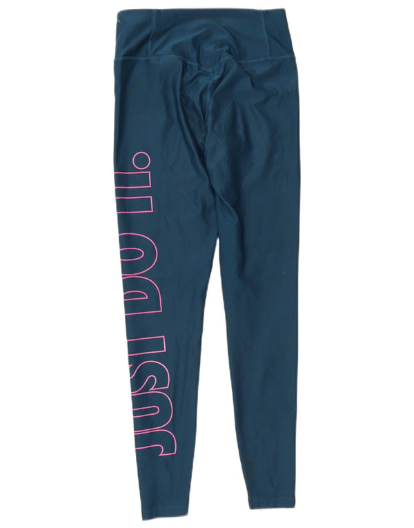 Legging Nike Dri Fit Graphic pour femme UK 6 XS Bleu Polyester