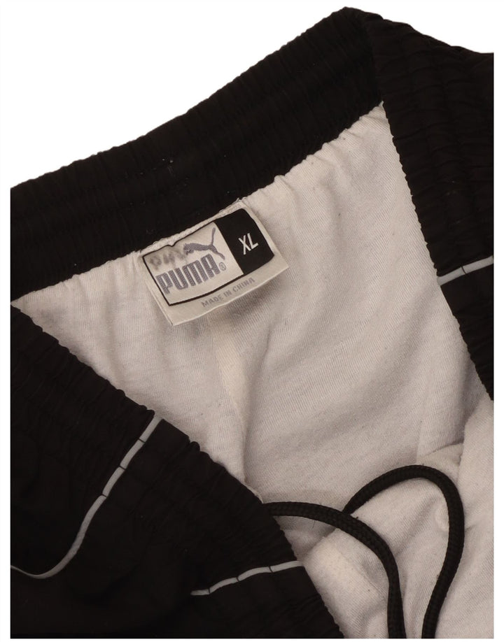 Puma Pantalon de Survêtement Graphique Homme XL Noir Polyester
