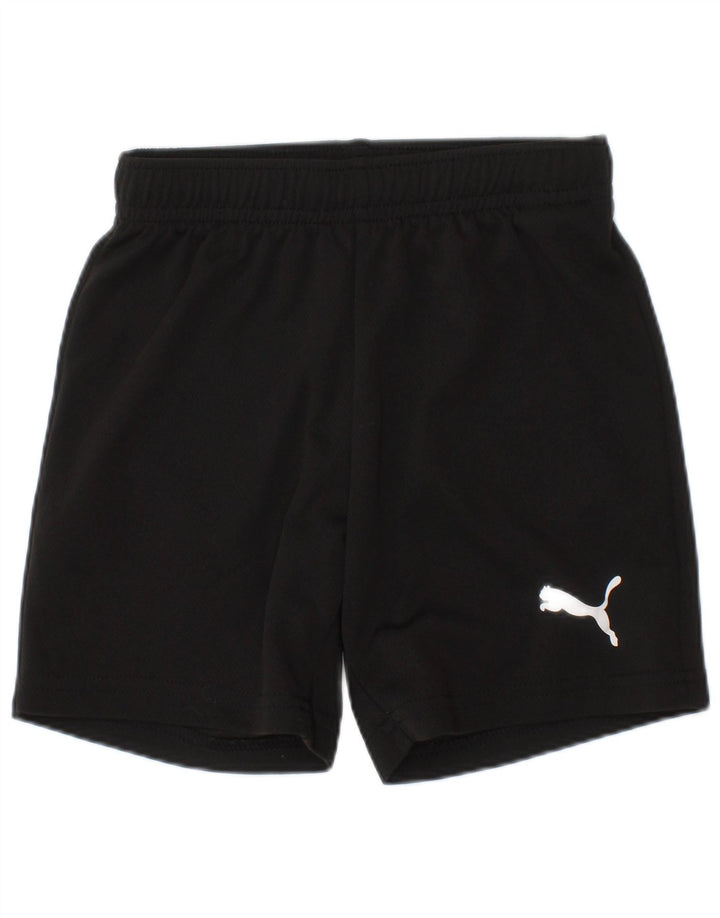 PUMA Short de sport garçon 5-6 ans noir