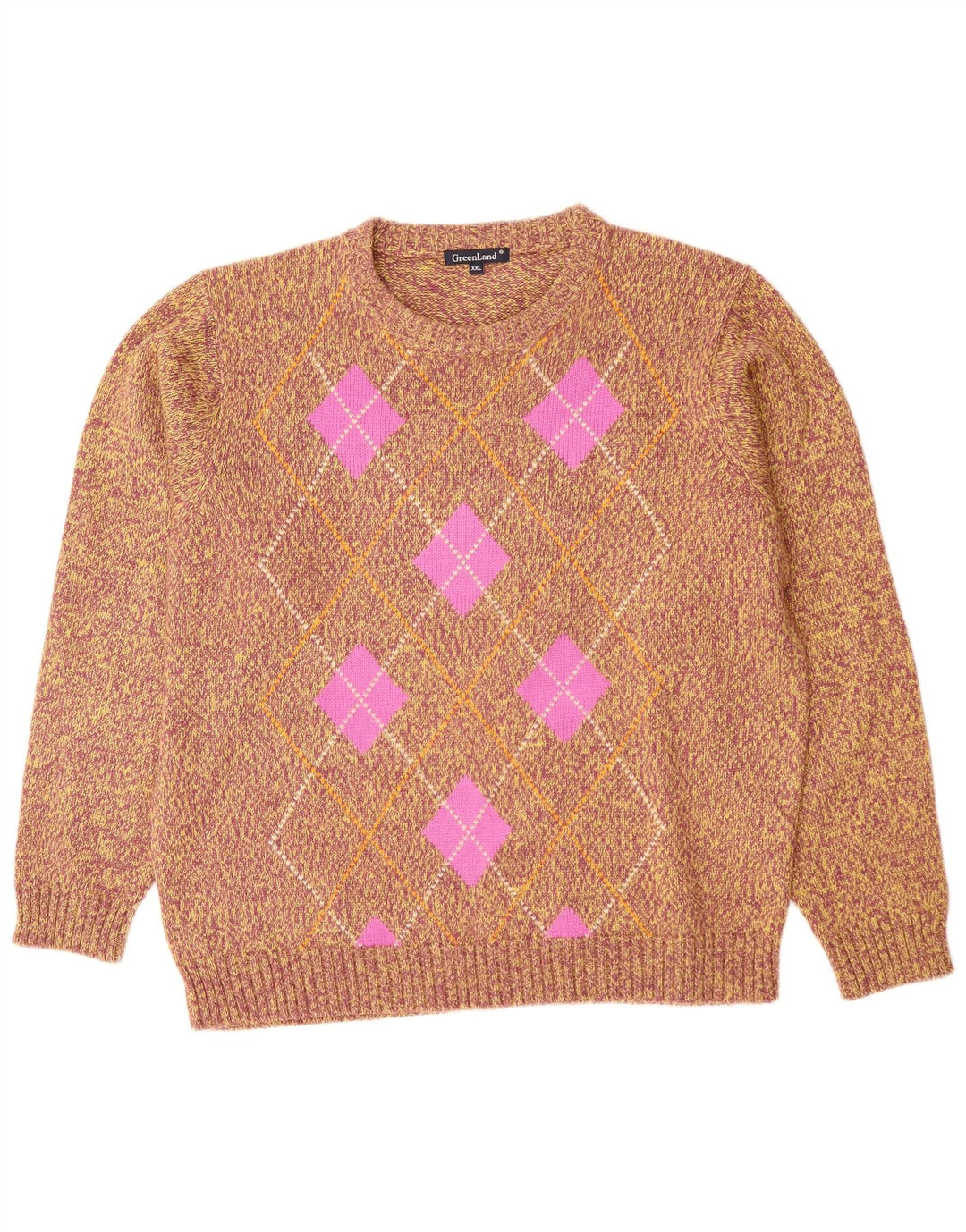 GREENLAND Femme UK 20 2XL Acrylique Argyle/Diamant multicolore