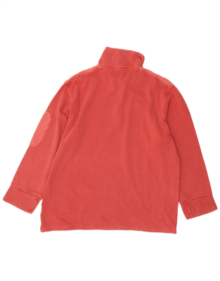 Marlboro Classics Sweat-shirt à col zippé pour homme 2XL Rouge Coton