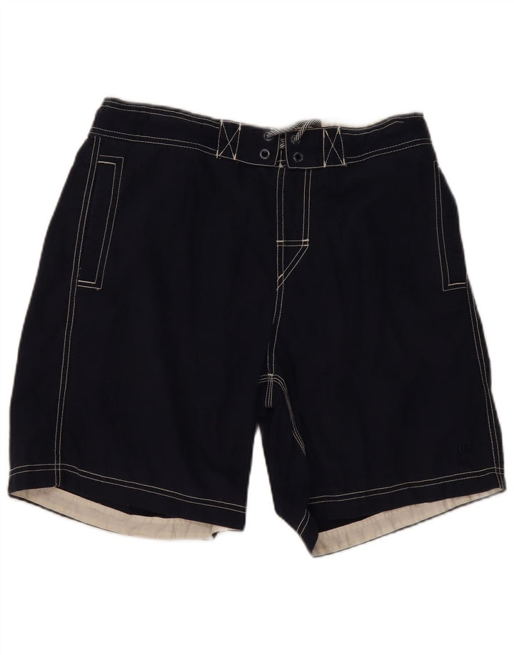 Fat Face Short de Bain Homme Large Bleu Marine Coton