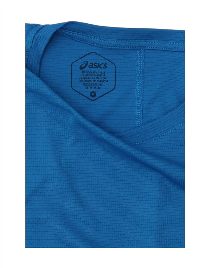 Asics T-Shirt Homme Bleu Moyen Polyester