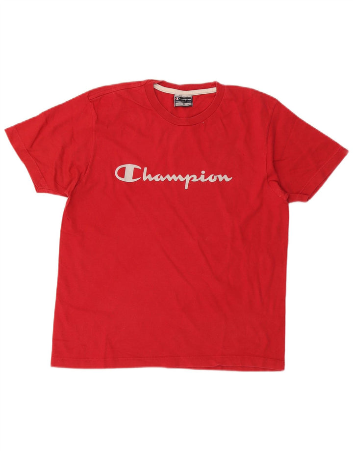 Champion T-shirt graphique pour femme UK 10 Small Rouge