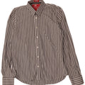 Superdry Chemise Homme 2XL Gris Pinstripe Cotton
