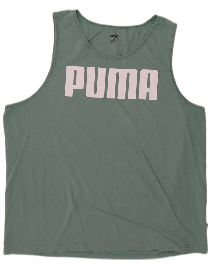 Puma Débardeur Graphique Homme 2XL Vert