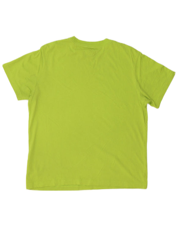 NIKE T-shirt coupe ample pour homme en coton vert petit