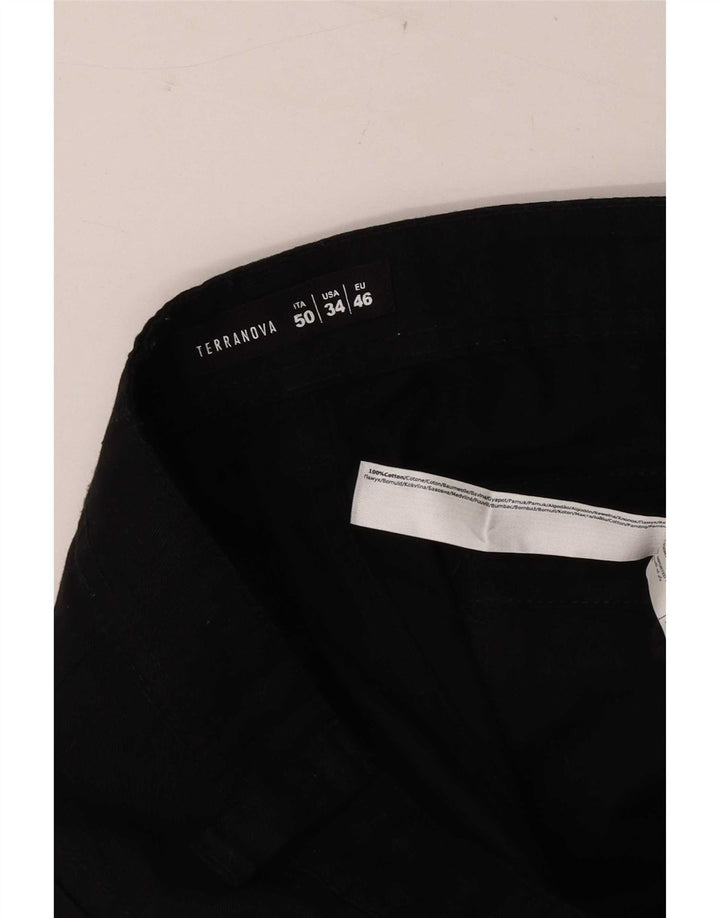 Terranova Short Cargo Homme W34 Grand Coton Noir