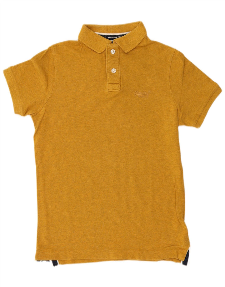 SUPERDRY Polo Homme Petit Orange Coton