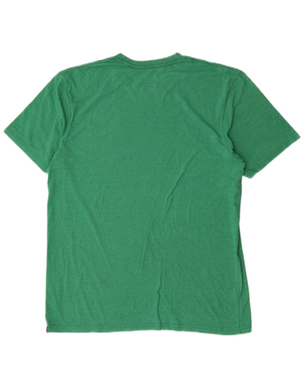 Vans T-shirt graphique ajusté sur mesure pour hommes, grand coton vert
