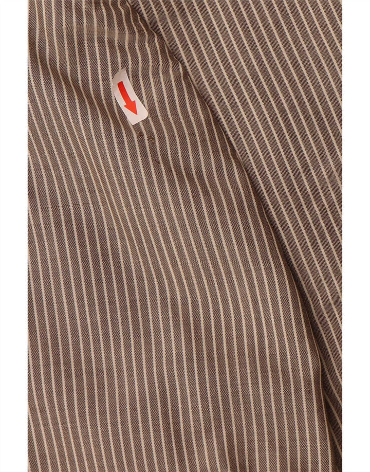 Hugo Boss Veste blazer à 2 boutons pour homme EU 54 2XL Laine vierge à fines rayures grises