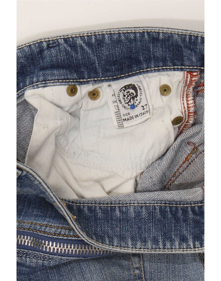 Jeans Slim Femme Diesel W27 L31 Bleu Coton