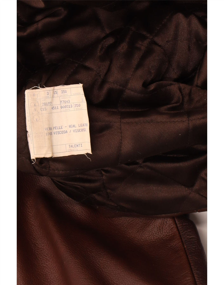 Hide Park Veste en Cuir Homme IT 52 XL Cuir Marron