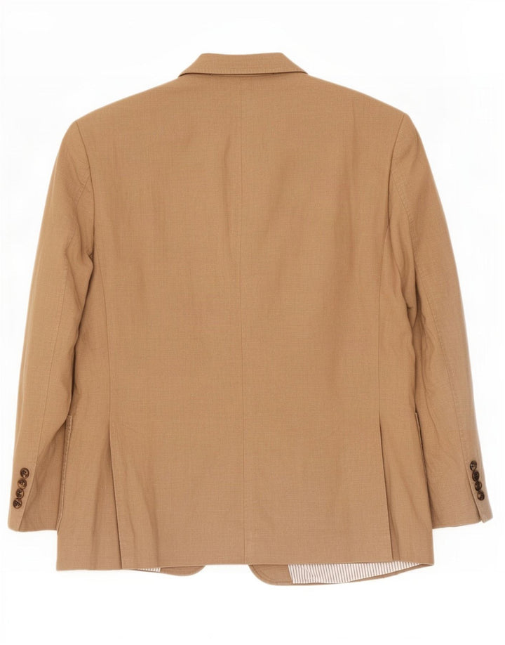 Marks & Spencer Veste blazer à 2 boutons pour homme UK 40 Lin beige moyen