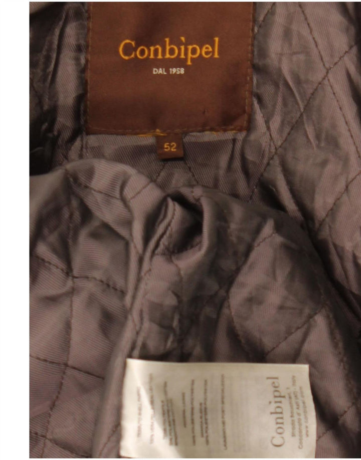 Conbipel Veste en Cuir Militaire Homme IT 52 Grand Cuir Gris