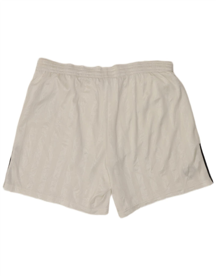 Nike Short de sport pour homme XL en polyester rayé blanc