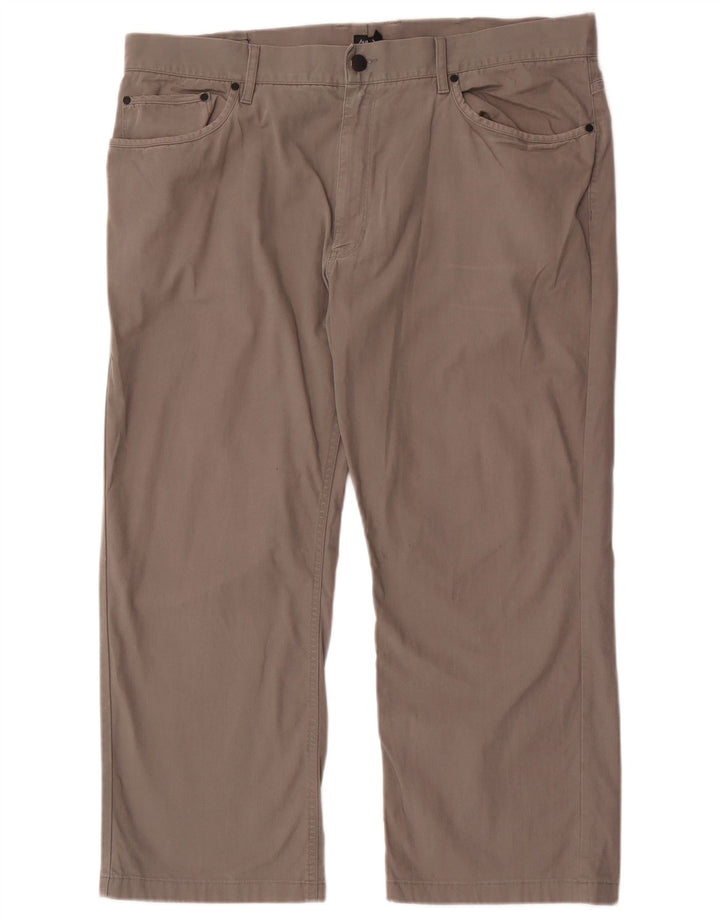 Marks & Spencer Pantalon court droit autographe pour homme W40 L25 Gris
