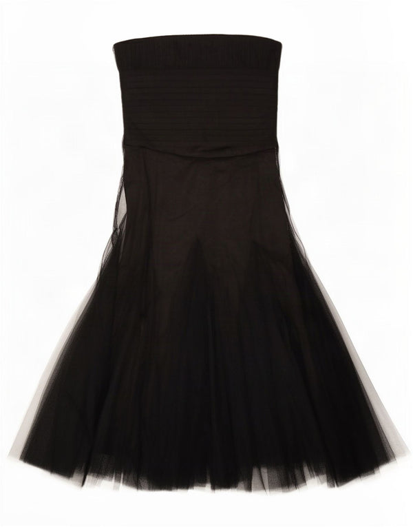 Monsoon Robe bustier surdimensionnée pour femme UK 8 Small Noir Polyester