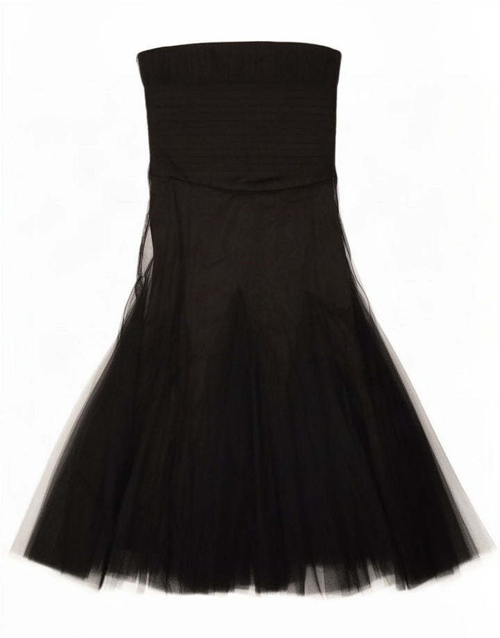 Monsoon Robe bustier surdimensionnée pour femme UK 8 Small Noir Polyester