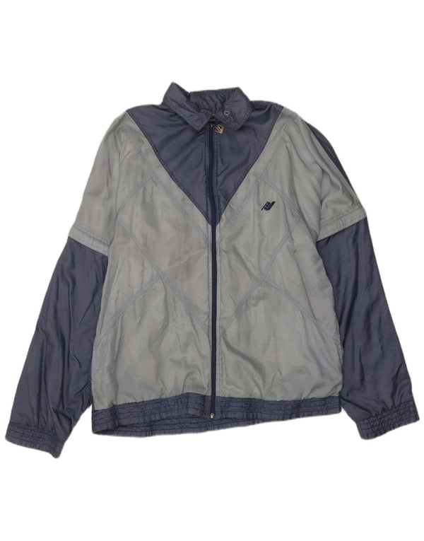 Rucanor Veste de survêtement unisexe pour homme UK 44 XL Bleu marine Colourblock