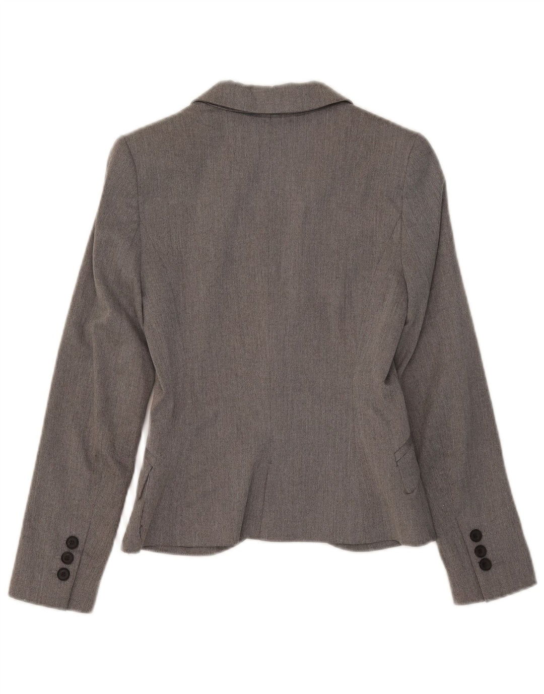 Zara Veste Blazer 1 Bouton Femme UK 6 XS Gris